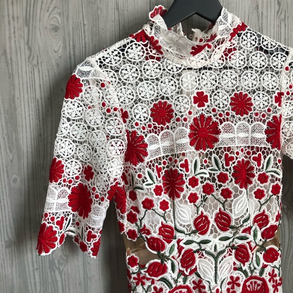 NWT Thurley English Rose Lace Dress - Picture 4 of 8